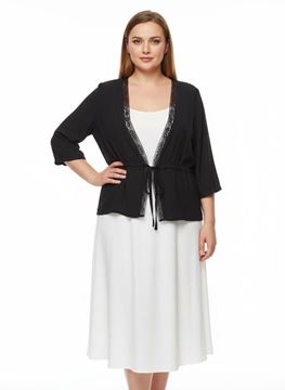 Picture of CARDIGAN WITH LACE EDGE